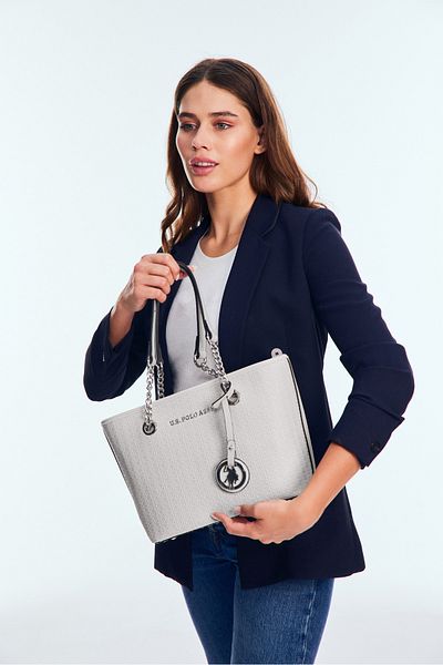 U.S. Polo Assn. A.Grey Women's Shoulder Bag - Us8623 Online Exclusive
