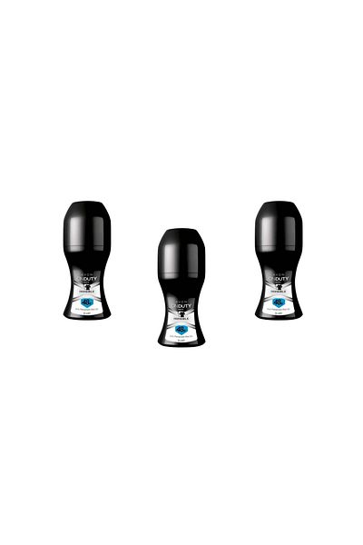AVON On Duty Men s Invisible 48-Hour Anti-Perspirant Roll On - 50ml (Pack of 3)