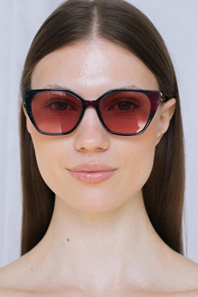 Bilge Karga Garor Blue Multicolor Pink Güneş Gözlüğü