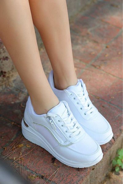 LEYDİ SHOES Orya White Stone Sports