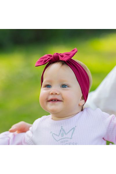 Babygiz Cotton Girl's Crossheadband - Non-Slip, Sweatproof, Ultra-Light and Stretchy