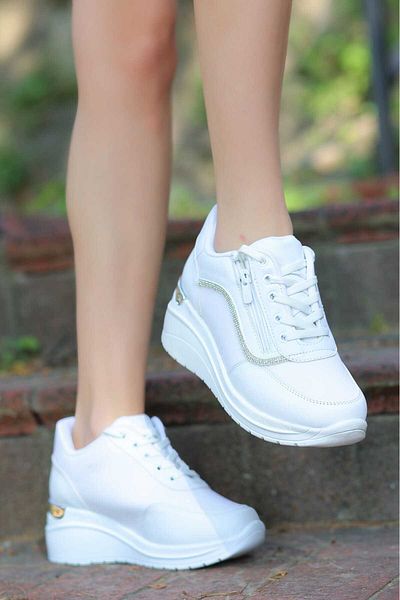 LEYDİ SHOES Orya White Stone Sports