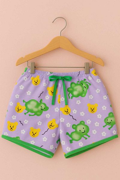 gigigiyim Animal Patterned Casual Women's Shorts