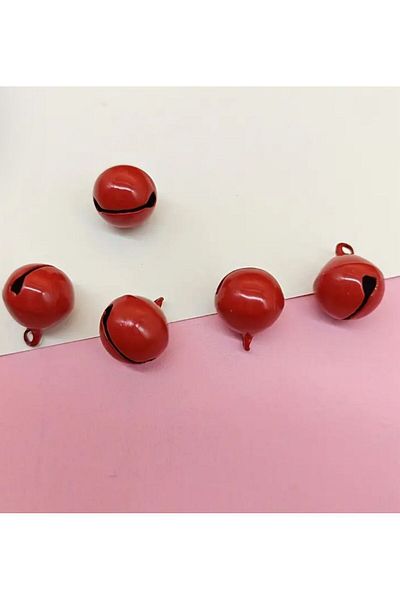OZN AKSESUAR   Red Color Handled Bell, Bell, Leash Bell and Amigurumi Bell (20 Pieces)