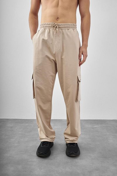 Respire Ανδρικό φούτερ Cargo Baggy Fit Μπεζ
