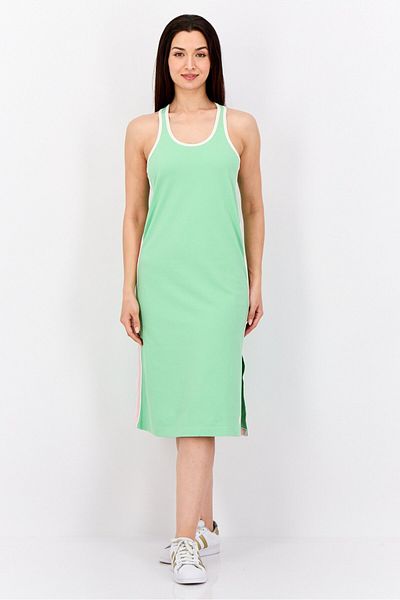 Esprit Women Plain Midi Dress, Sage Green