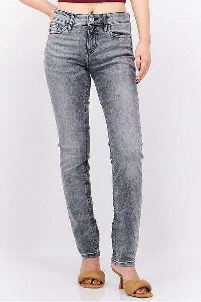 Esprit Women Slim Fit Washed Stretchable Jeans, Black