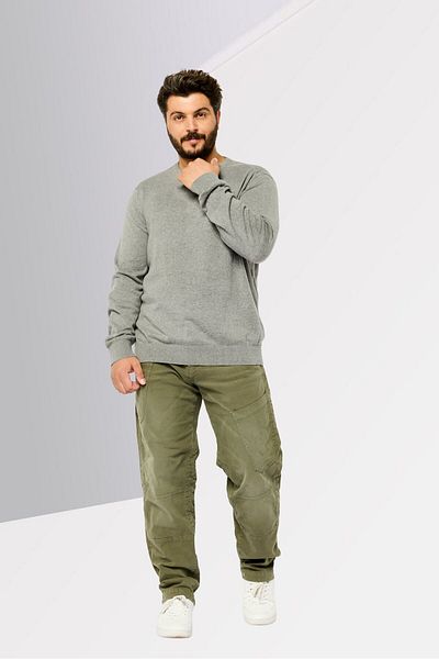Diesel Men Straight Fit Jogger Denim Jeans, Olive Green