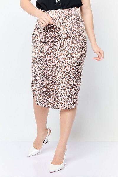 Guess Women Animal Print Pencil Skirt, Multicolor