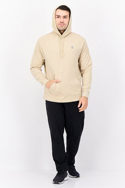 adidas Men Sportswear Fit Long Sleeves Outdoor Hooded Sweatshirt, Khaki