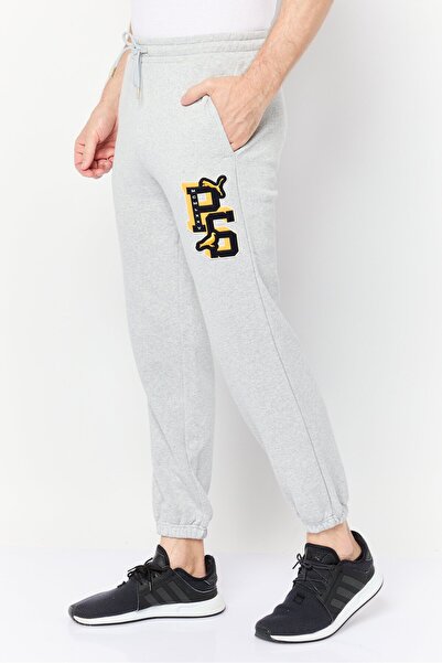 Puma Men Sportswear Fit Running Sweatpants, Light Grey