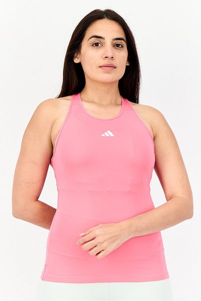 adidas Women Sportswear Fit Sleeveless Racerback Training Tank Top, Pink
