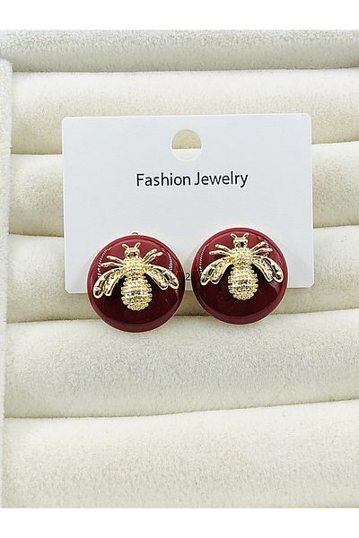 DS DİAMONDSHOP Zircon Stone Ari Model Earrings New Season