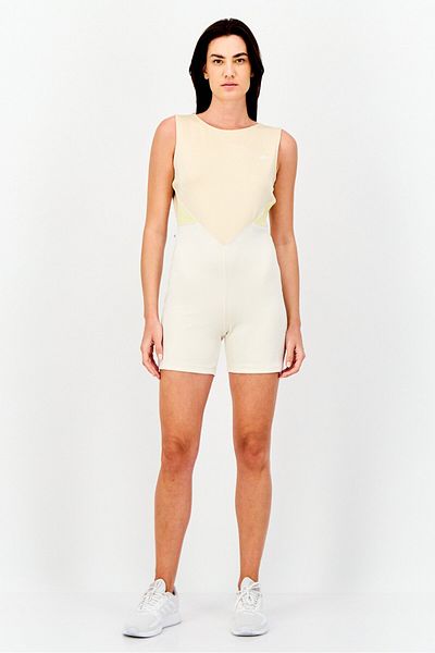 adidas Women Sportswear Fit Sleeveless Outdoor Next Racer Suit, Beige