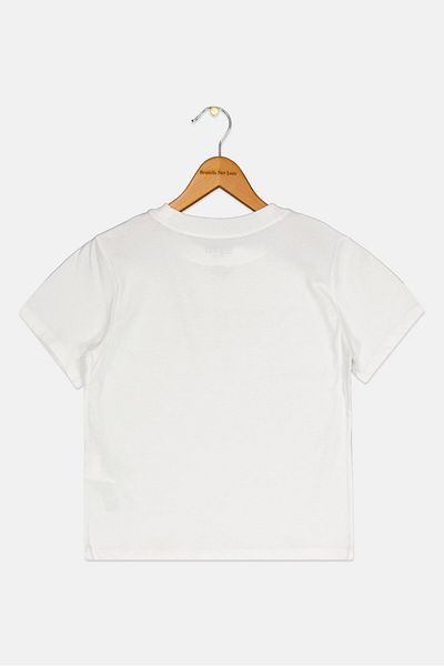 Esprit Kids Boy Short Sleeves Brand Logo T-shirt, White