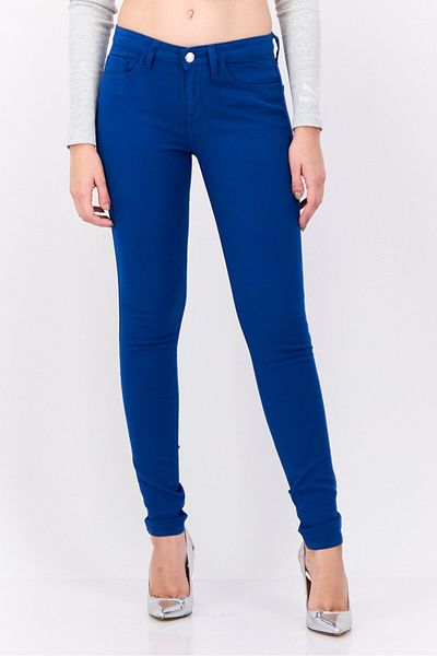 Tommy Hilfiger Women Regular Fit Plain Stretchable Jeans, Royal Blue