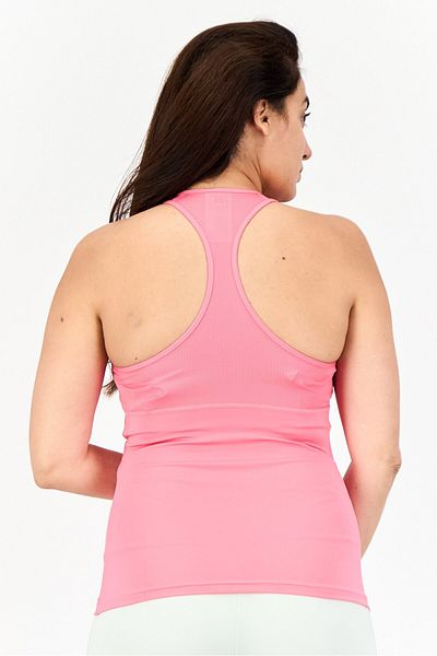 adidas Women Sportswear Fit Sleeveless Racerback Training Tank Top, Pink