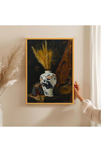 HOMEPACK Tekli Ahşap Çerçeveli Tablo Tek Parça Poster Tablo TK/1431