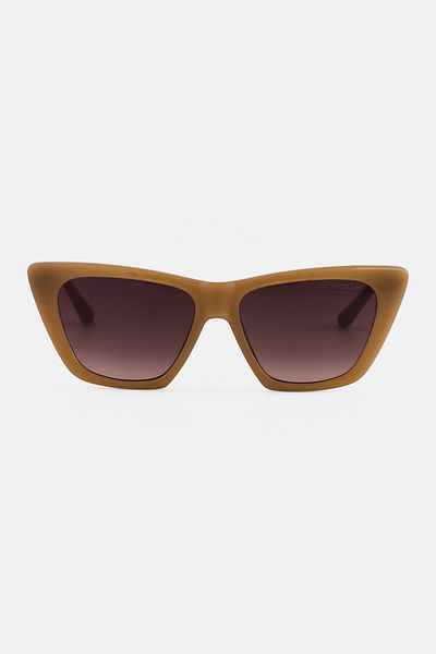 Guess Women GU0013959F53 Rectangular Sunglasses, Brown