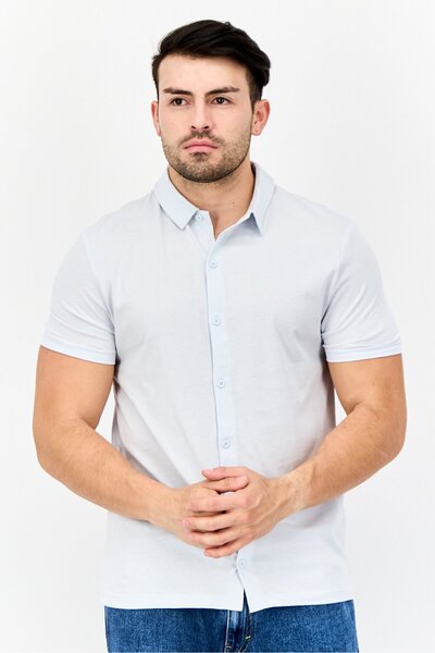 Asos Design طقم قمصان رجالية كاجوال مكون من 3 قطع، بقصة عادية وأكمام قصيرة، م...