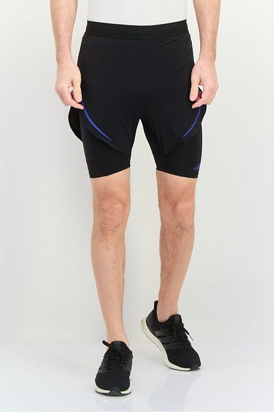 adidas Men Sportswear Fit Brand Logo Training Shorts, Black