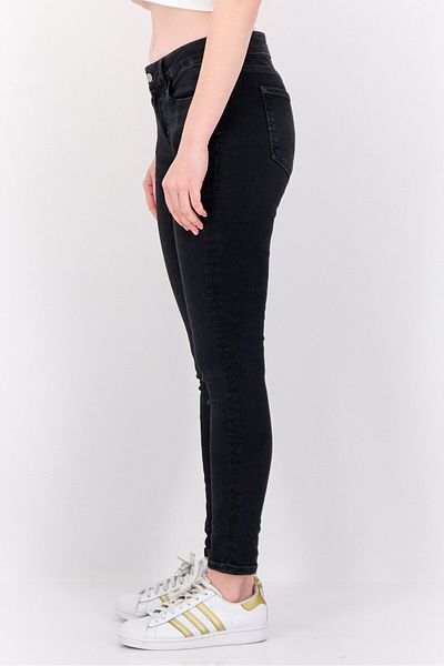 Esprit Women Skinny Fit Washed Stretchable Jeans, Black