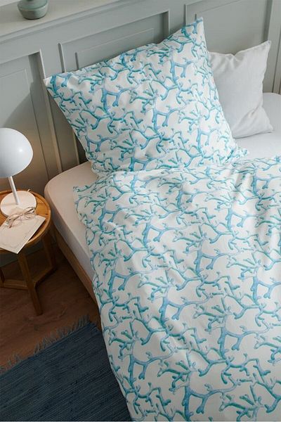 Tchibo Premium Cotton Queen Duvet Set 155 x 220 cm, Light Blue