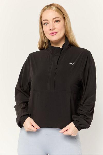Puma Women Sportswear Fit Long Sleeve Outdoor Sweatshirt, Black