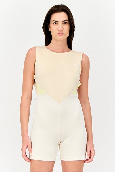 adidas Women Sportswear Fit Sleeveless Outdoor Next Racer Suit, Beige
