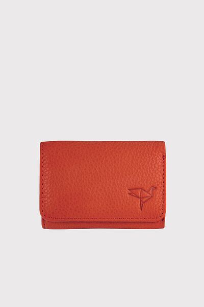 Garbalia Women's Tile Zeus Genuine Leather Mini Coin Compartment Wallet