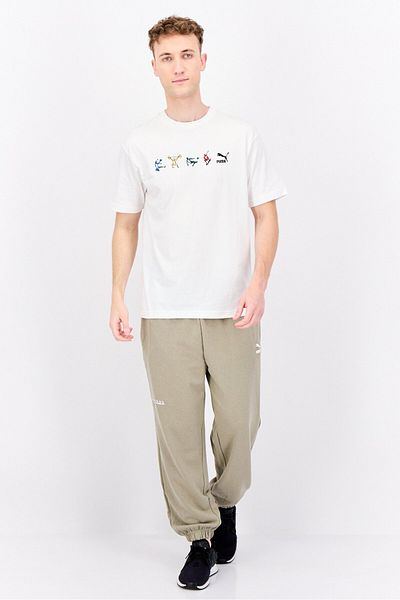 Puma Men Relaxed Fit Outdoor Sweatpants, Light Olive
