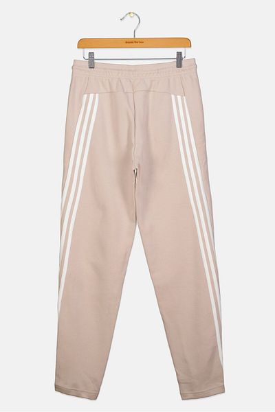 adidas Kids Boy Brand Logo Outdoor Trackpants, Beige