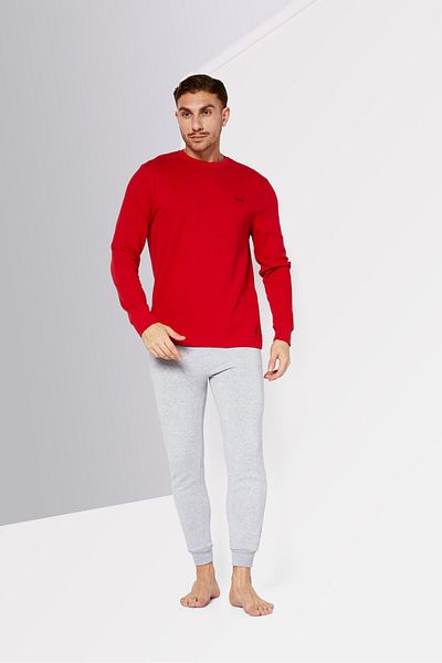 Polo Ralph Lauren Men Crew Neck Embordered Logo Sleepwear Sweatshirts, Red
