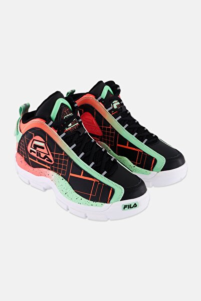 FILA حذاء كرة سلة جرانت هيل 2 برباط للأولاد من كيدز بوي، متعدد الألوان