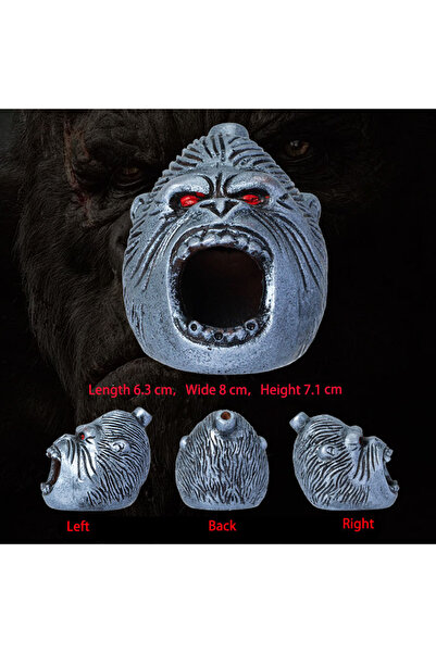 Choice غوريلا فضية، صوت غريب أزتكي، صفارة الموت، شكل رأس الغراب، صفارة صرخة رعب