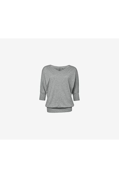 Tchibo Women Sportswear Fit Yoga Shirt, Grey