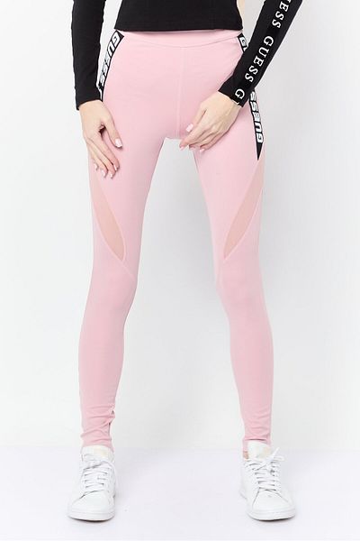 Guess Women Brand Logo Leggings, Pink