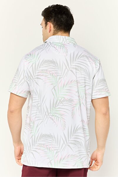 Puma Men Sportswear Fit Short Sleeves Outdoors Polo Shirts, White