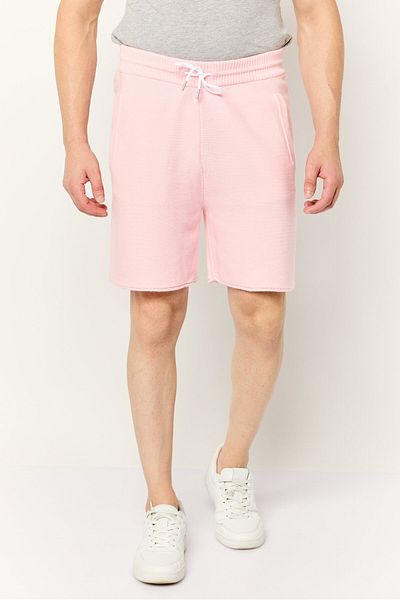 Esprit Men Knitted Basic Shorts, Pink