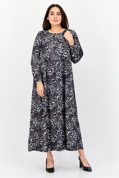 Bebe Women Allover Print Midi Dress, Multicolor
