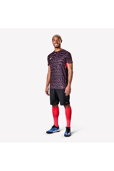 Decathlon Kipsta Adult Football Shirt - Neon Pink/Black - Viralto Topo