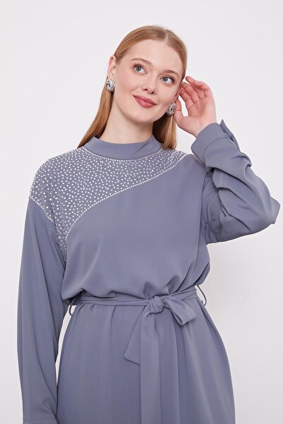 Levidor Anthracite Stone Collar Double Suit