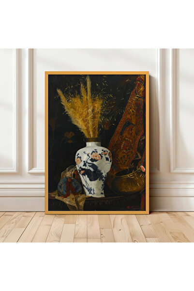 HOMEPACK Tekli Ahşap Çerçeveli Tablo Tek Parça Poster Tablo TK/1431