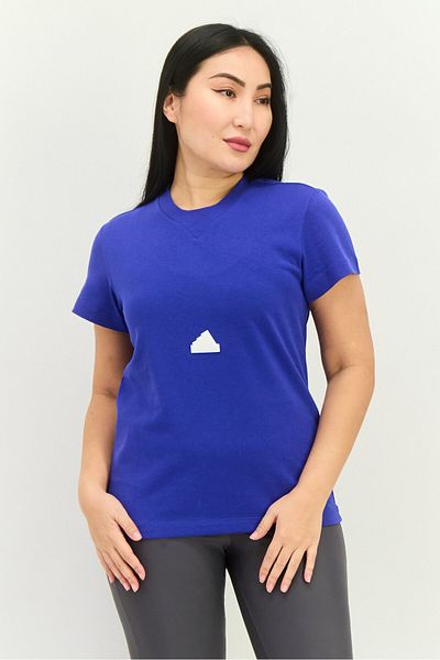 adidas Women Sportswear Fit Short Sleeve Training T-shirt, Blue