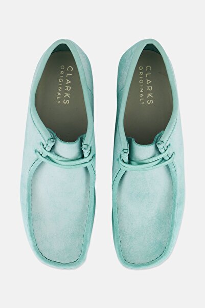 CLARKS Men Lace Up Casual Shoes, Mint Green