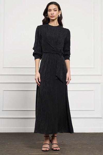 Nuss Cupra Vegan Fabric Dress 2035 Black