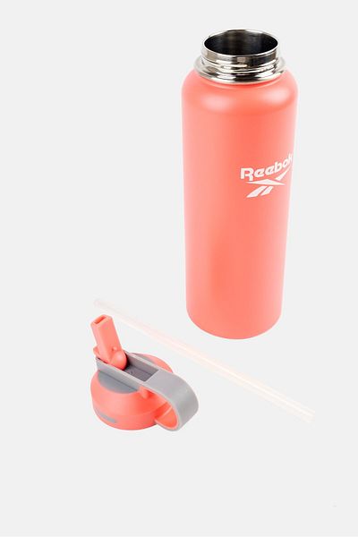 Reebok Stainless Steel Outdoor Straw Water Bottle 1183 Ml, Red
