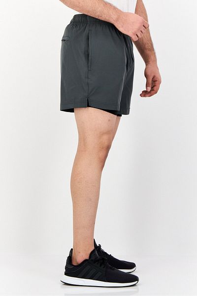 Mister Men 5 Inseam Sportswear Fit Outdoor Shorts, Dark Grey
