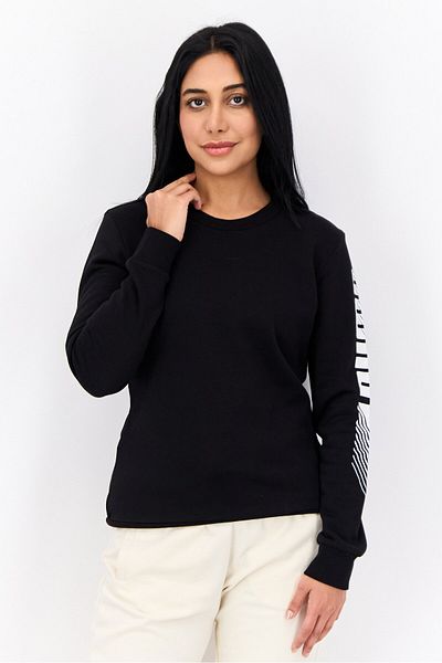 Puma Women Regular Fit Long Sleeves Outdoor Sweatshirt, Black