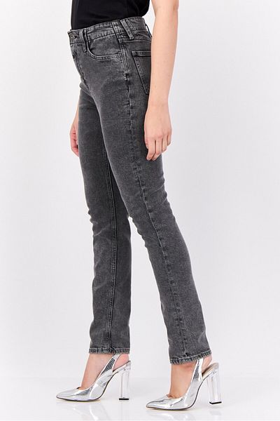 Esprit Women Slim Fit Washed Stretchable Jeans, Grey